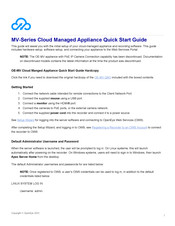 OpenEye OE-MV Quick Start Manual