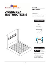 Furniture of America FM74003-Q Assembly Instructions Manual