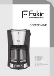 Fakir COFFEE MINE Manual