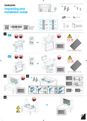 Samsung 65S8 F Series Unpacking And Installation Manual