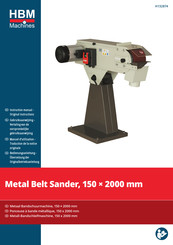 HBM Machines H132874 Instruction Manual