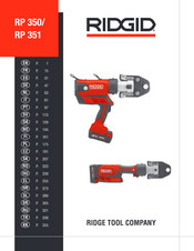RIDGID RP 350 Manual