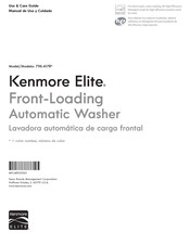 Kenmore 796.4178 Series Use & Care Manual