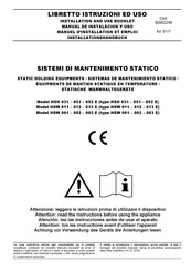 Moduline HSH 031 E Installation And Use Booklet