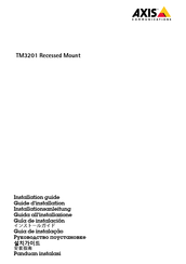 Axis TM3201 Installation Manual