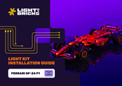 LIGHT MY BRICKS LIGHT KIT FOR LEGO FERRARI SF-24 F1 Installation Manual