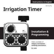 Raindrip R675CTG Installation & Programming