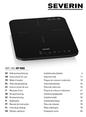 SEVERIN KP 1032 Instructions For Use Manual