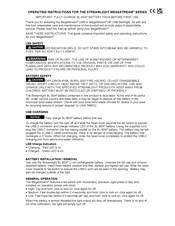 Streamlight MEGASTREAM USB Operating Instructions