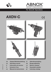 ABNOX AXDV C4/HG Operating Manual