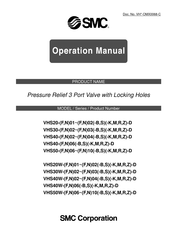 SMC Networks VHS40-06-D Operation Manual
