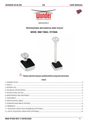 WUNDER R150A User Manual