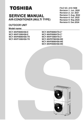 Toshiba MCY-MHP0706HS8-ME Service Manual