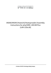 Phytec XK049 Assembly Instructions Manual