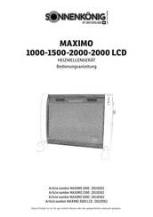 Sonnenkonig MAXIMO 2000 LCD Manual