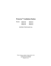 Labconco Protector 48630-01 Instruction Manual