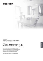 Toshiba MW2-MM20PFBK Instruction Manual