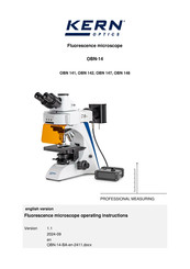 KERN Optics OBN 141 Operating Instructions Manual
