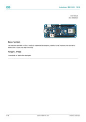 Arduino MKR WiFi 1010 User Manual