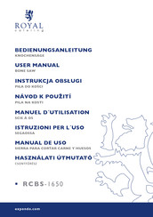 Royal Catering RCBS-1650 User Manual