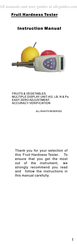 General FHT-802 Instruction Manual
