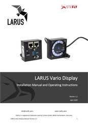 STEFLY LARUS Vario Display Installation Manual And Operating Instructions