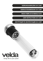 velda UV-C UNIT User Instructions