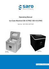 saro 325-1023 Operating Manual