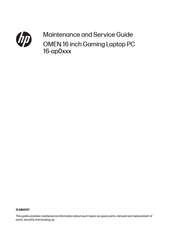 HP OMEN 16-ap0 Series Maintenance And Service Manual
