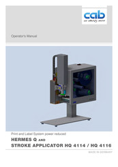 CAB HERMES Q Operator's Manual