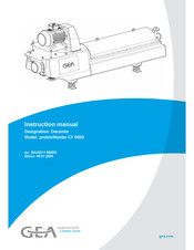 GEA proteinMaster CF 6000 Instruction Manual