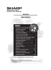 Sharp SMC0985KS Operation Manual