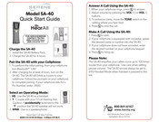 Serene HearAll SA-40 Quick Start Manual
