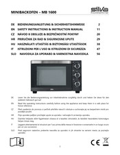 Silva Homeline MB 1600 Safety Instructions & Instruction Manual