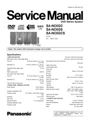 Panasonic SA-NC6GC Service Manual