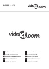 vidaXL 241671 Operating And Safety Instructions Manual