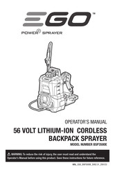 Ego Power+ BSP3500E Operator's Manual