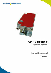 Sames nanocoat UHT 288 EEx e Instruction Manual