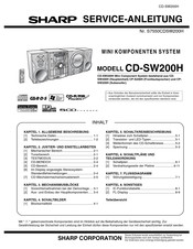 Sharp CD-SW200H Service Manual