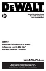 DeWalt DCCS621 Instruction Manual