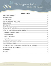 Sota Magnetic Pulser Manual