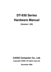 Casio DT-930 Series Hardware Manual