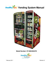 HealthyYOU VENDING HY-800 System Manual