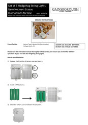 Gainsborough M847 Instructions For Use Manual