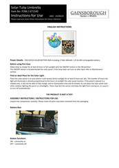 Gainsborough P286 Instructions For Use Manual