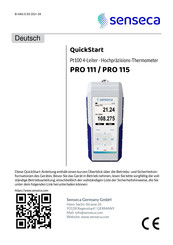 senseca PRO 115 Quick Start Manual
