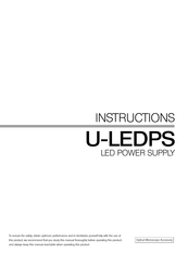 Evident U-LEDPS Instructions Manual