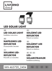 LIVARNO home 465720 2404 Installation Instructions Manual