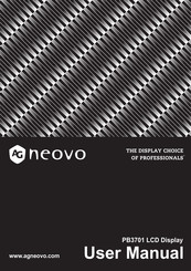 AG Neovo PB3701 User Manual