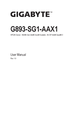 Gigabyte G893-SG1-AAX1 User Manual